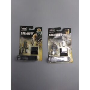 Mega Construx Call Duty Black Series Frank Woods and General Shepherd Figure lot